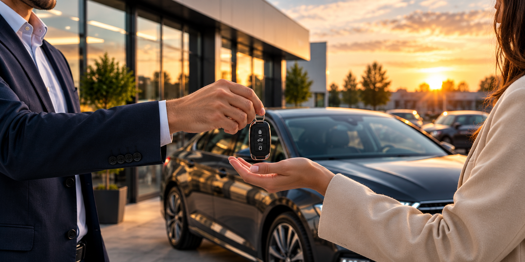 Representatieve zakelijke personenauto