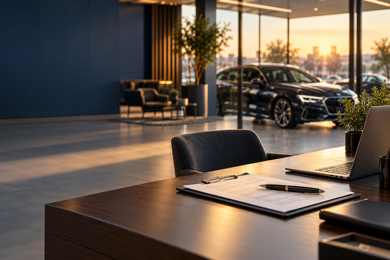 Representatieve zakelijke personenauto